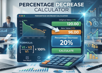 percentage decrease calculator