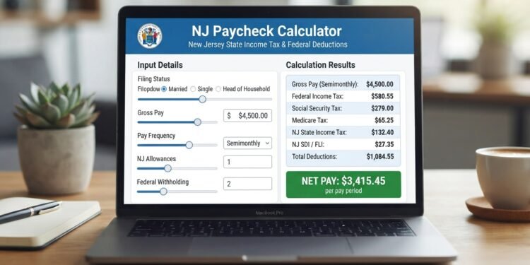 nj paycheck calculator