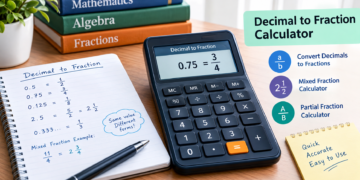 Decimal to fraction calculator for converting decimal numbers into fractions